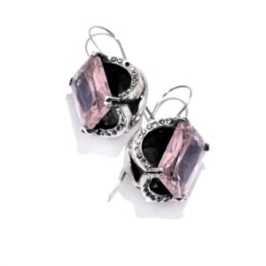 Alice CZ Earrings Pink