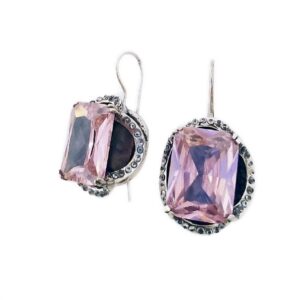 Alice CZ Earrings pink 1