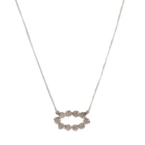 Petapru neck oval flowers 42cm