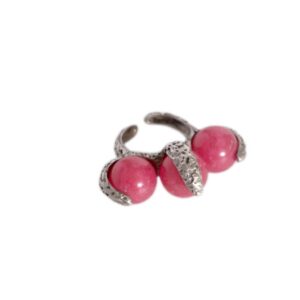 Suci Ring 3 silver magenta